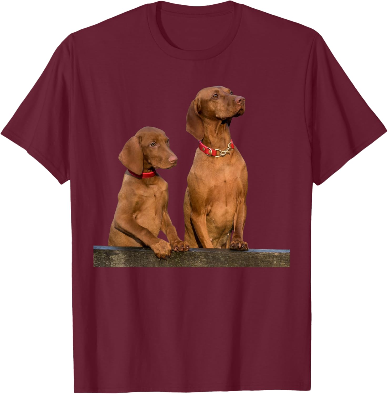 Vizsla Dog Breed Beautiful Hungarian Vizsla Dog T-Shirt - T-Shirt | Maroon