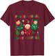 Professional Baby Wrapper NICU Mother Baby Nurse Christmas T-Shirt - T-Shirt | Maroon