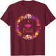 Happy Diwali Festival of Lights Deepavali Hindu Indian T-Shirt - T-Shirt | Maroon