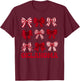Oklahoma Groovy Cute Coquette Bow Girls Kids T-Shirt - T-Shirt | Maroon