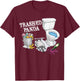Trashed Panda Funny Drunk Racoon Meme T-Shirt - T-Shirt | Maroon