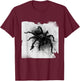 Tarantula Spider Drawing Animal Print Nature Wildlife T-Shirt - T-Shirt | Maroon