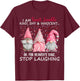 Gnome I Am Sweet Lovable Kind Shy And Innocent T-Shirt - T-Shirt | Maroon