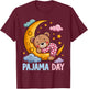 Pajama Day School Spirit Week Bear Sleep Teacher Student T-Shirt - T-Shirt | Maroon