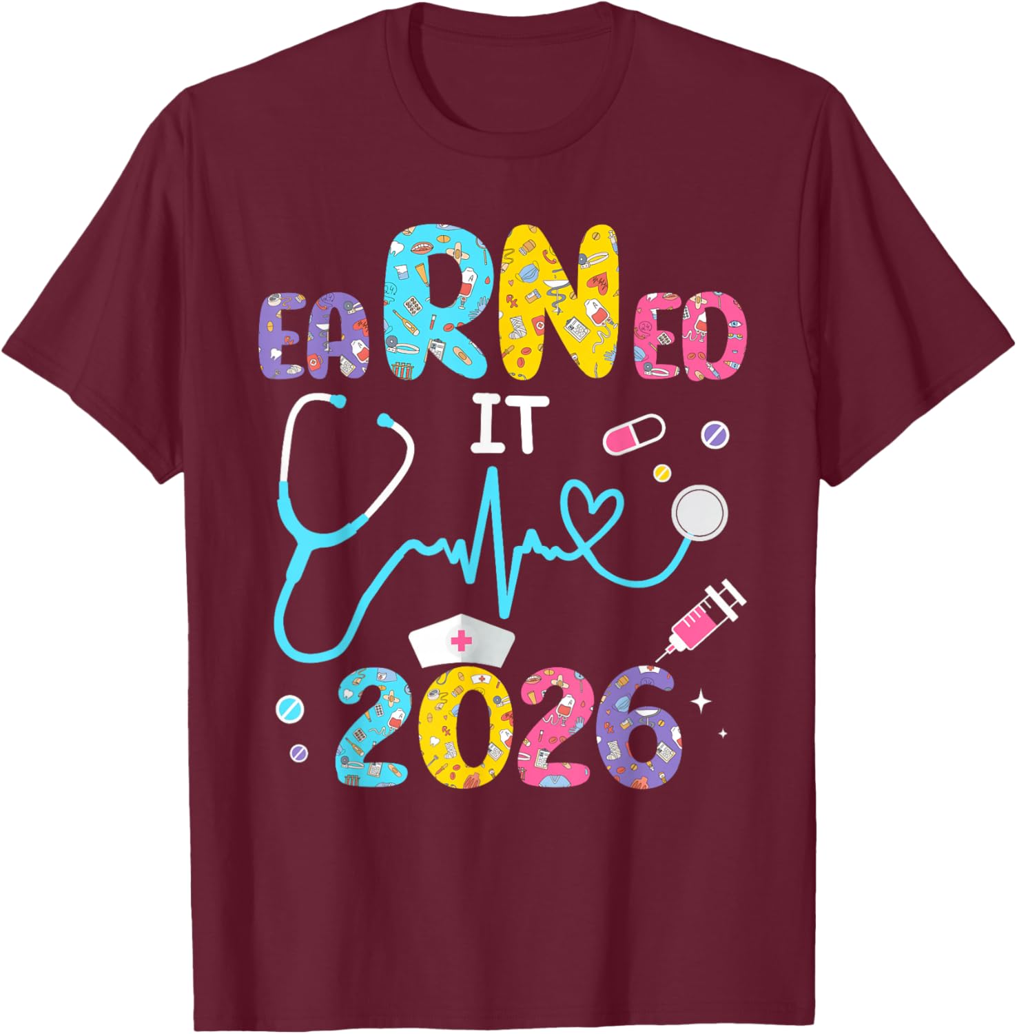 T-Shirt T-Shirt - T-Shirt | Maroon