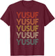 Yusuf Retro Vintage T-Shirt - T-Shirt | Maroon