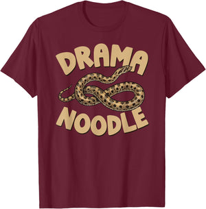 Drama Noodle Hognose Snake Owner Hognose Snake Lover T-Shirt - T-Shirt | Maroon