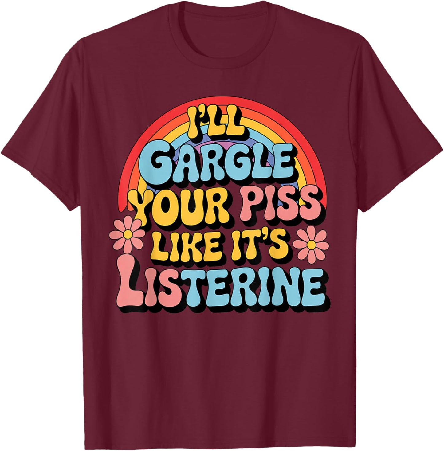 Funny Kawaii Aesthetic Meme Shock Humor Men Women T-Shirt - T-Shirt | Maroon