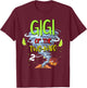 Gigi of the Two-nado Tornado Theme 2nd Birthday Party T-Shirt - T-Shirt | Maroon