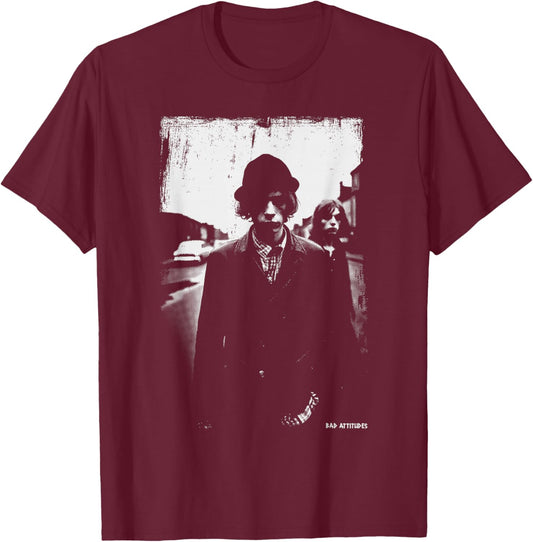 Soft Grunge Aesthetic Street Punk Retro T-Shirt - T-Shirt | Maroon