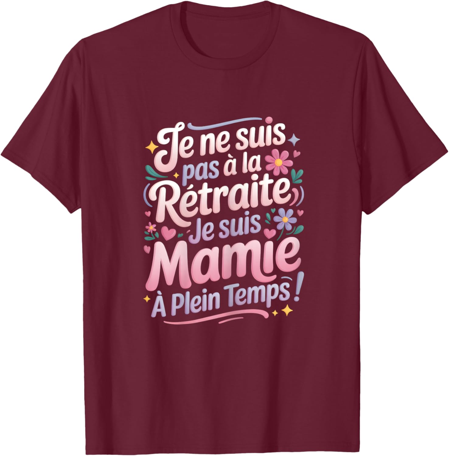 Retirement Woman Retired Woman Granny Humor T-Shirt - T-Shirt | Maroon