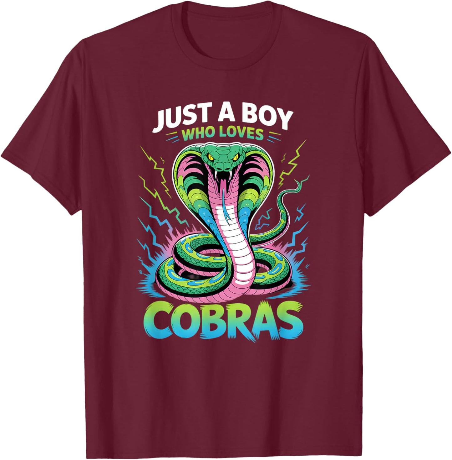 Boys Cobra T-Shirt - T-Shirt | Maroon