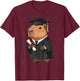 Funny Capybara Graduation Class of 2024 Graduate Hat T-Shirt - T-Shirt | Maroon