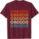 Oregon State Retro Vintage Women Youth T-Shirt - T-Shirt | Maroon