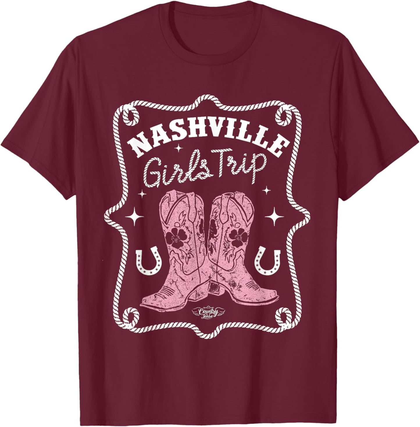 Nashville Girls Trip Group Nashville Girls Trip T-Shirt - T-Shirt | Maroon