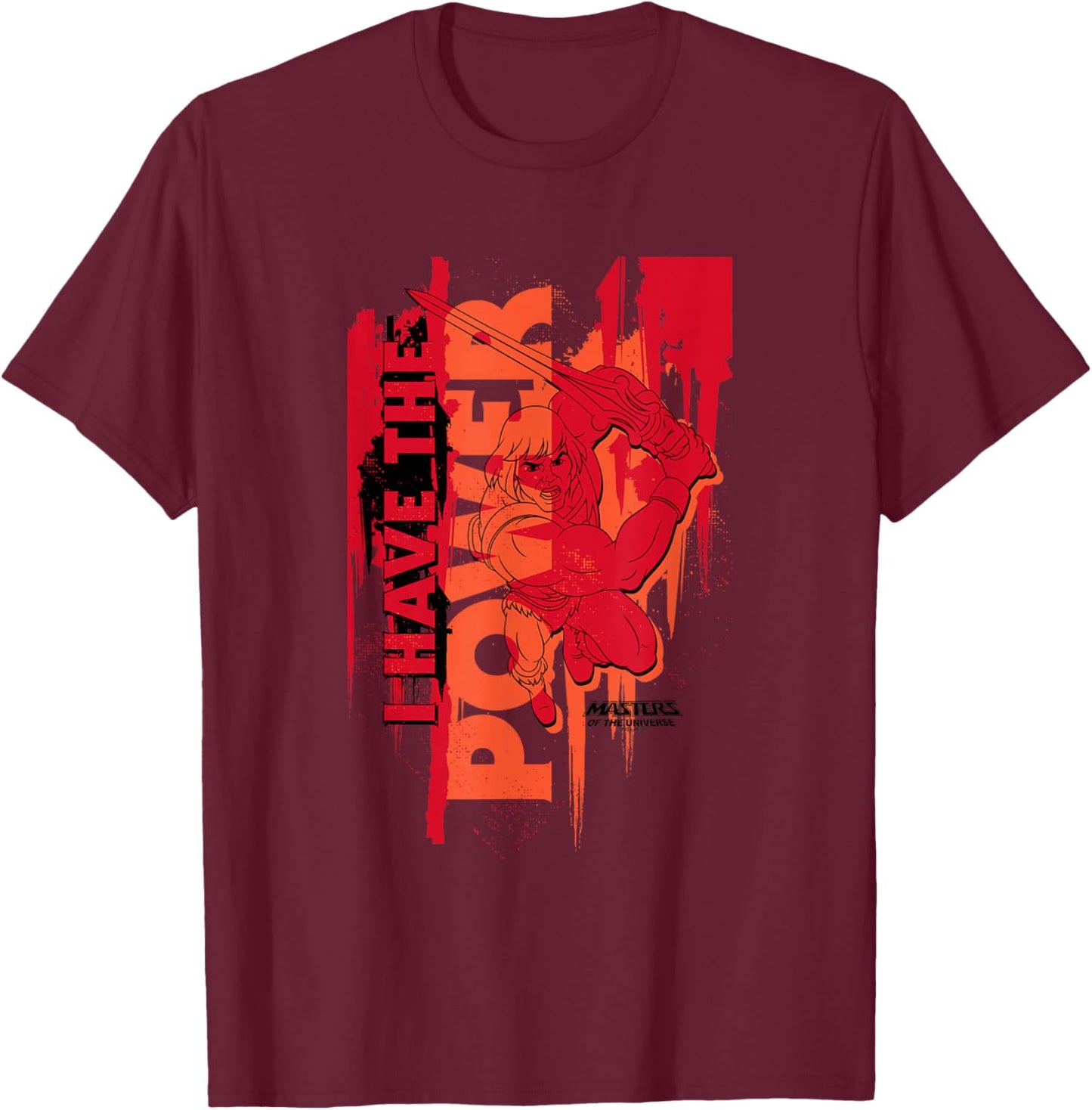 Masters of The Universe I Have The Power T-Shirt - T-Shirt | Maroon
