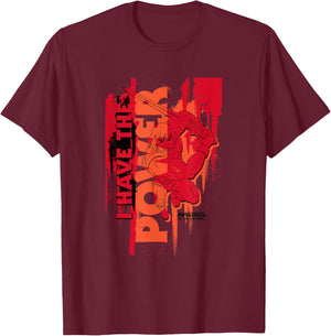 Masters of The Universe I Have The Power T-Shirt - T-Shirt | Maroon