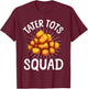 Cool Tater Tot Art Women Kids Potato Tater Tot Lover T-Shirt - T-Shirt | Maroon