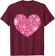 Red Heart Valentine's Day Costume Love T-Shirt - T-Shirt | Maroon