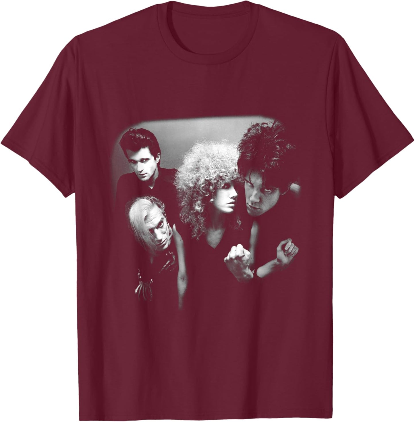 The Cramps Punk Band Shoot by Simon Fowler T-Shirt - T-Shirt | Maroon