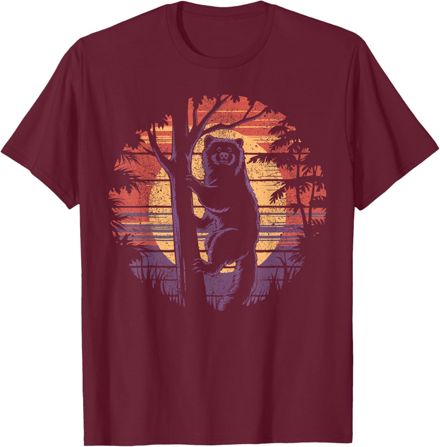 Vintage Binturong T-Shirt - T-Shirt | Maroon