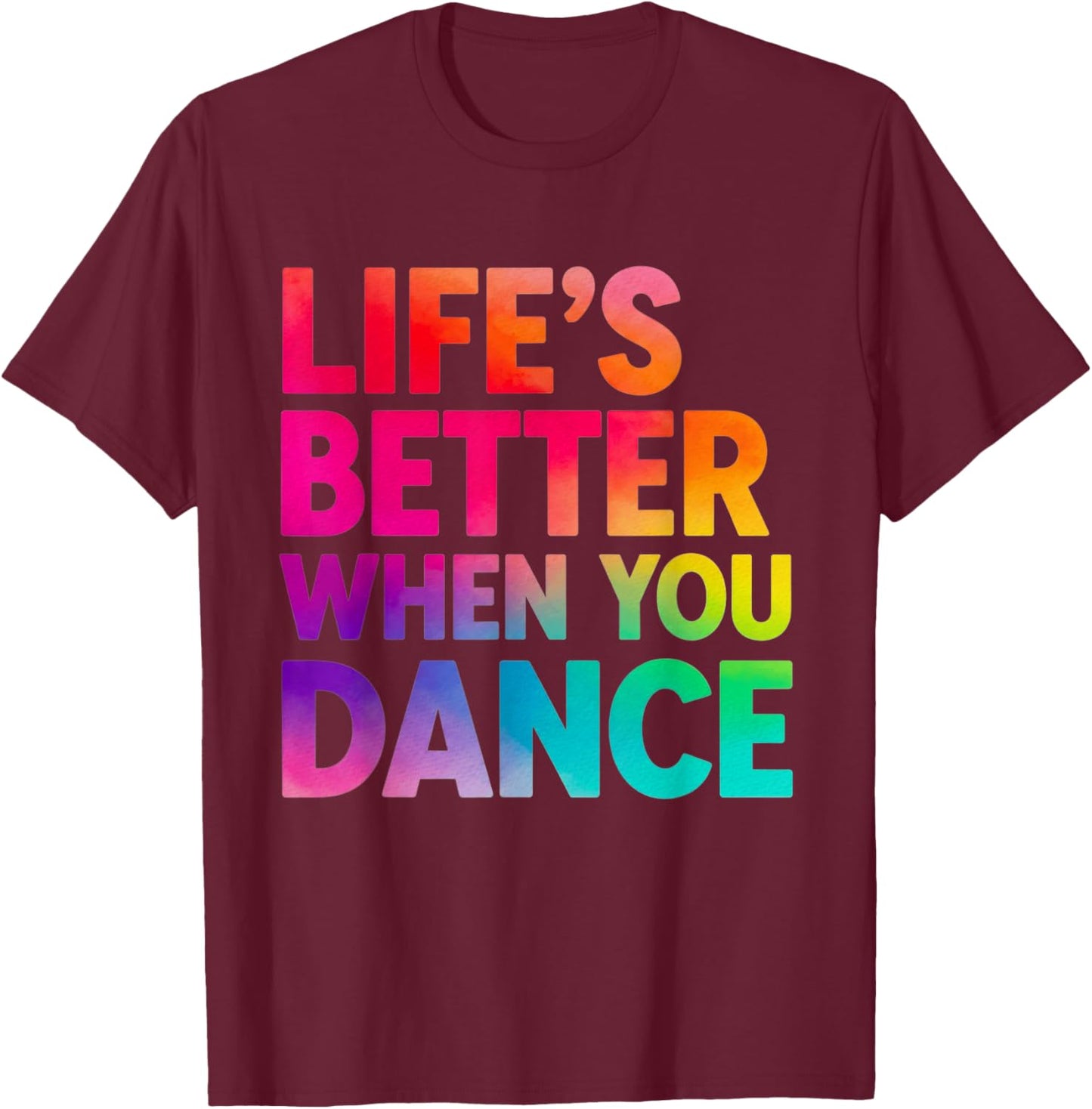 Dance Street Dance Breakdance T-Shirt - T-Shirt | Maroon
