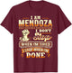 I am Mendoza Shirt Personalized Mendoza Last Name T-Shirt - T-Shirt | Maroon
