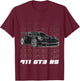 Exclusive 911 GT3 RS Silhouette, Meme Coin, Motorsport SE T-Shirt - T-Shirt | Maroon