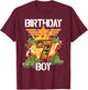 7th Birthday Army T-Shirt - T-Shirt | Maroon