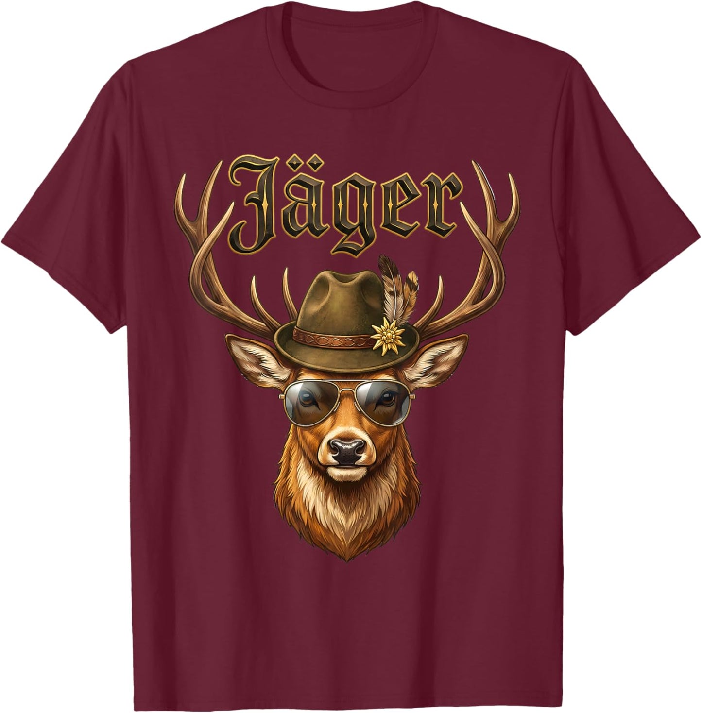 Fancy Dress Hunting T-Shirt - T-Shirt | Maroon
