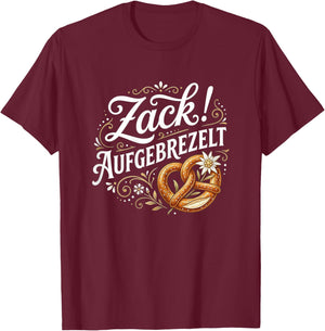 Passend für Oktoberfest Damen Trachtenshirt Trachten T-Shirt - T-Shirt | Maroon