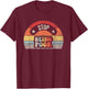 Stop Being Poor Funny Retro Vintage Style T-Shirt - T-Shirt | Maroon