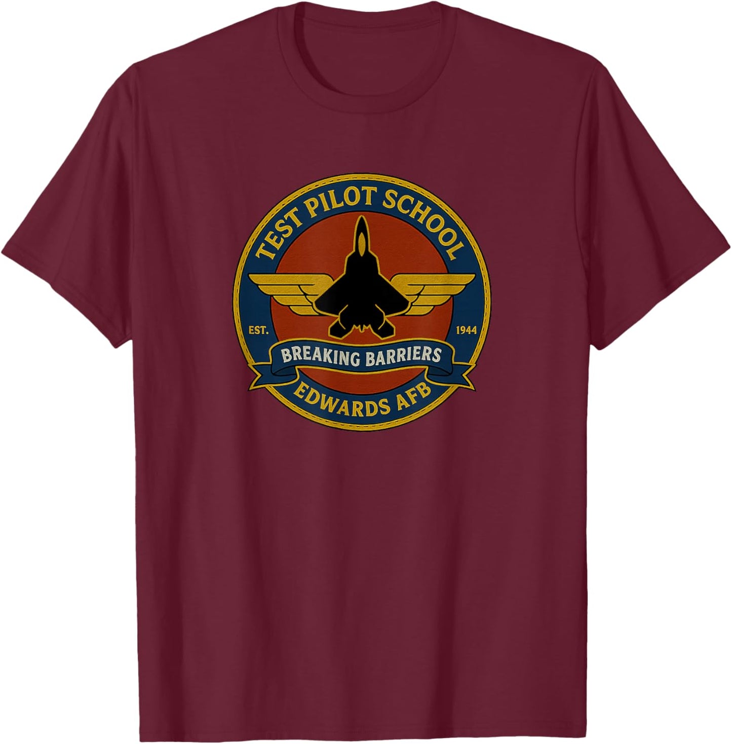 Edwards AFB T-Shirt - T-Shirt | Maroon