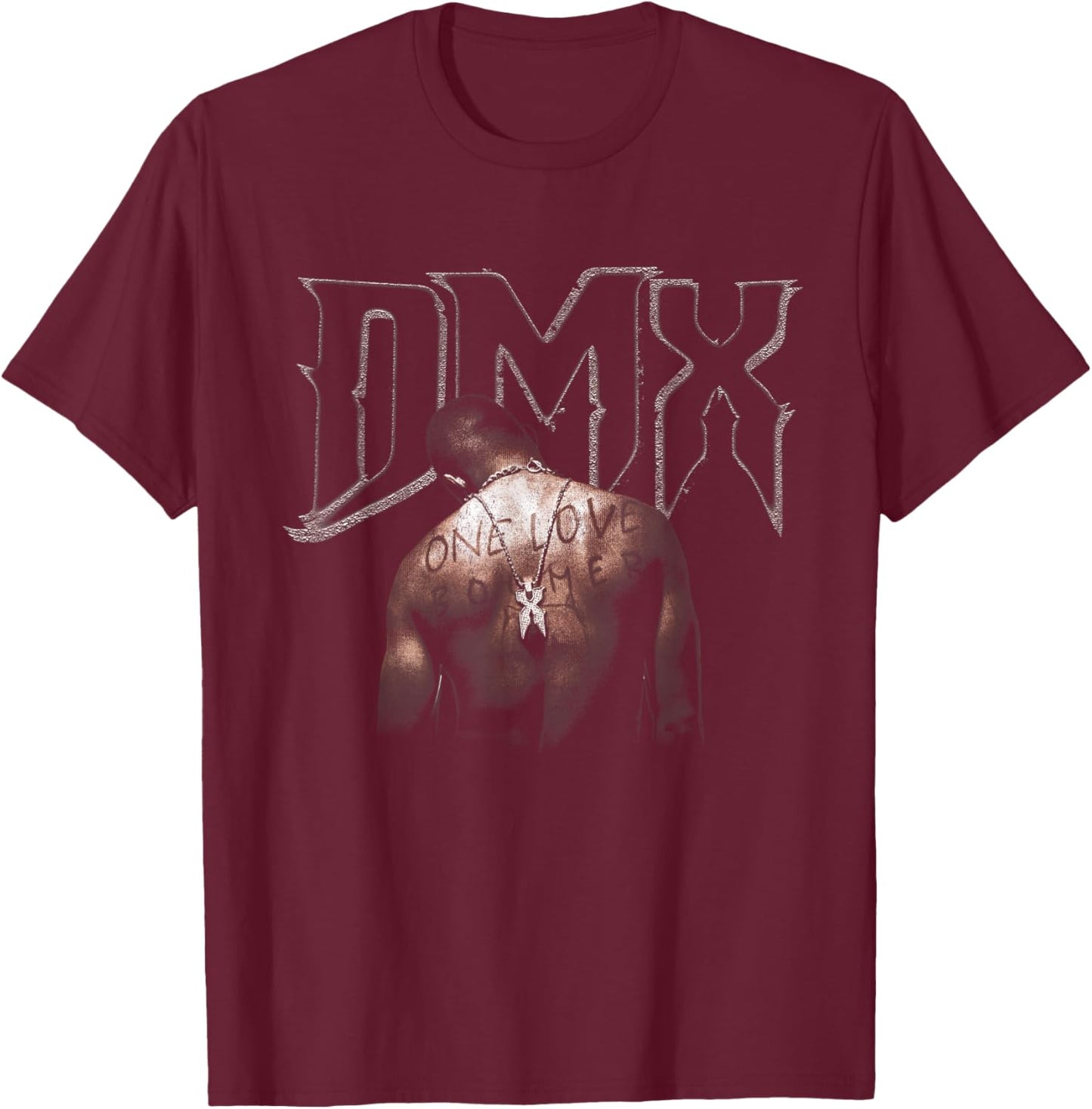 Offizielle DMX Let Me Fly T-Shirt - T-Shirt | Maroon