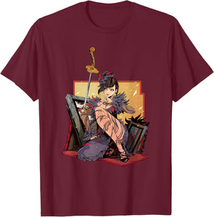 Tekken7 Anna 002 T-Shirt - T-Shirt | Maroon