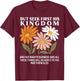 Seek First His Kingdom Matthew 633 Christian Quote T-Shirt - T-Shirt | Maroon