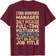Wizard Job Title Quote - Funny Cyber Workforce Manager T-Shirt - T-Shirt | Maroon