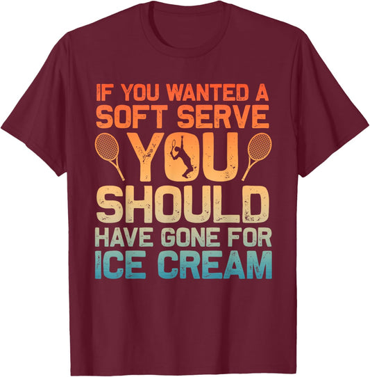 Cool Tennis Novelty Women Tennis Lover Tennis Player T-Shirt - T-Shirt | Maroon