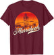 Marrakech Morocco Travel Marrakech Sunset T-Shirt - T-Shirt | Maroon