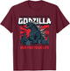 Monster - Godzilla Run for Your Life T-Shirt - T-Shirt | Maroon