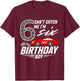 Kids Race Car Racing 6th Birthday Party for Six Year Old Bday Boy T-Shirt - T-Shirt | Maroon
