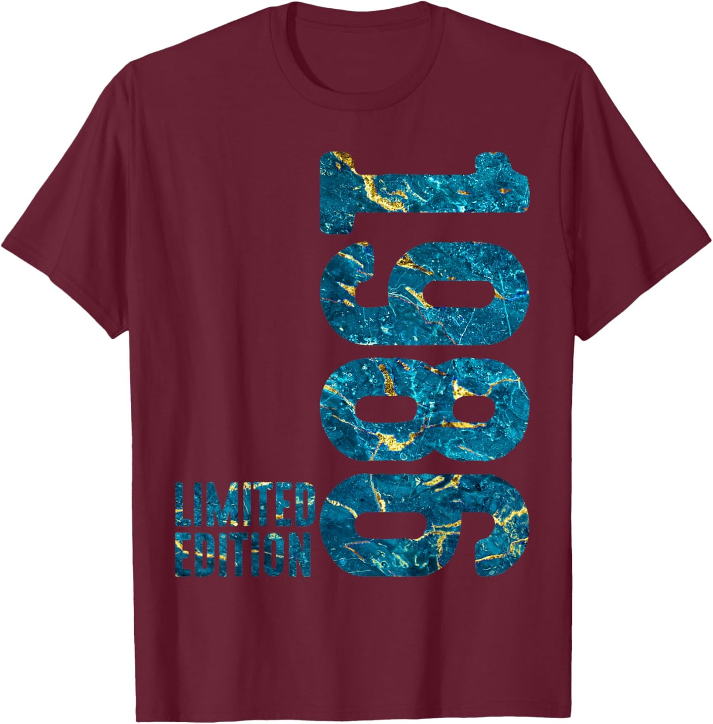 40th Birthday Man Woman 40 Years 1986 Decorative Gift Funny T-Shirt - T-Shirt | Maroon