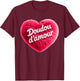 Doudou D'Amour Cute and Humorous Valentine's Day T-Shirt - T-Shirt | Maroon