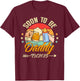 Soon to Be Daddy 2025 First Time Daddy 2025 Retro New Dad T-Shirt - T-Shirt | Maroon