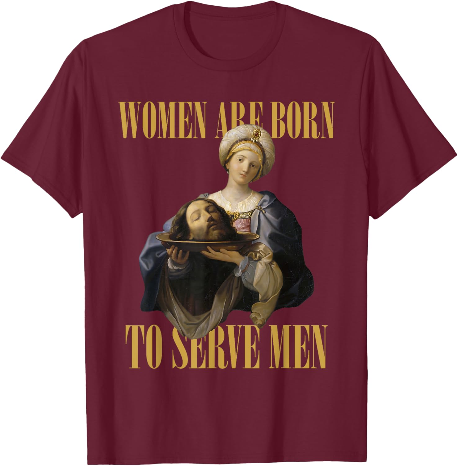 Born To Serve Men Christian Boss Girl Motivational Funny T-Shirt - T-Shirt | Maroon