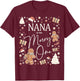 Nana of The Merry One Gingerbread Family's Fun at Christmas T-Shirt - T-Shirt | Maroon