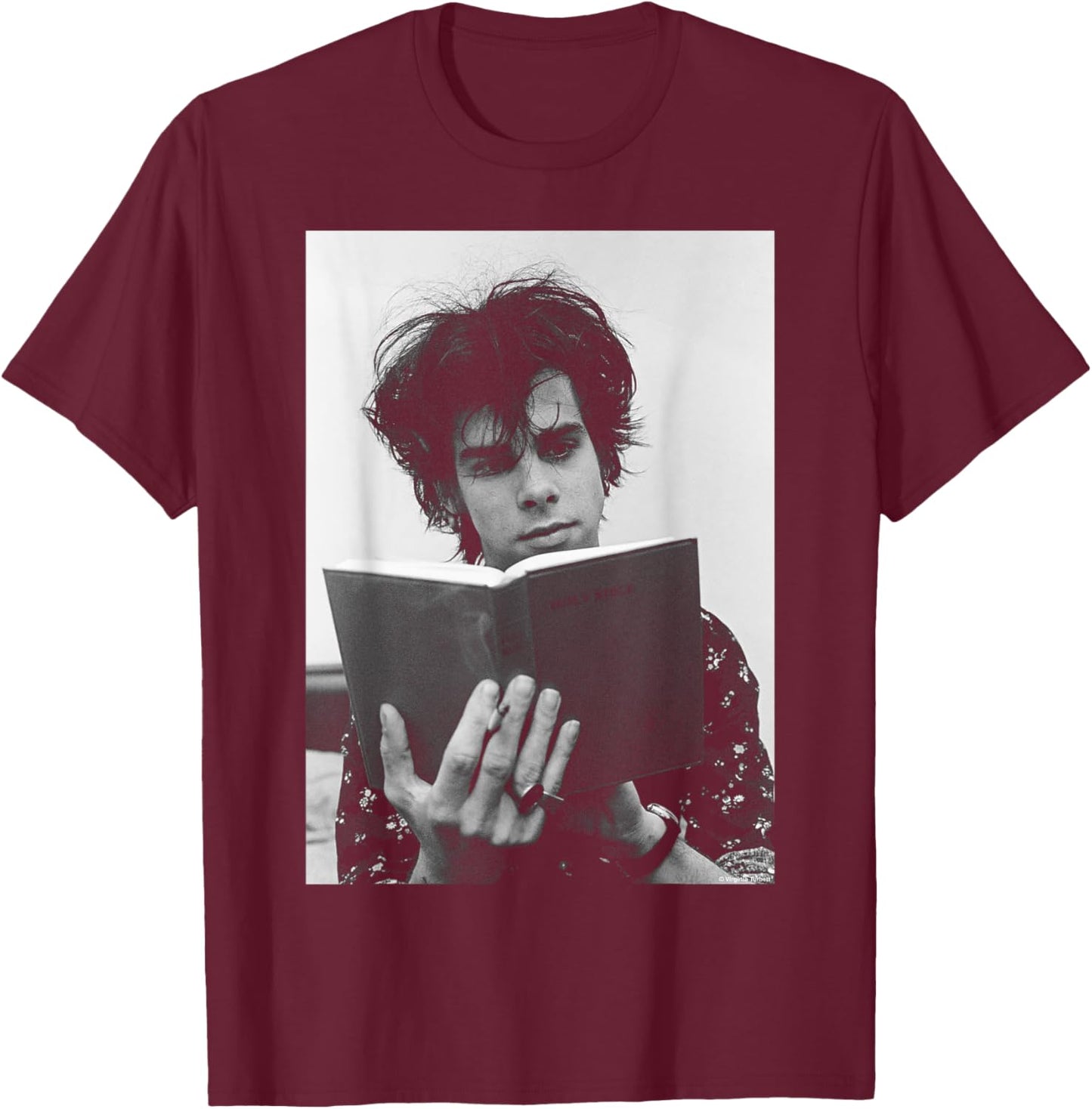 Nick Cave Sänger der Geburtstagsfeier von Virgina Turbett T-Shirt - T-Shirt | Maroon