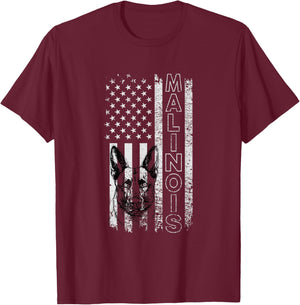 Belgian Malinois Dog Dogs Mom Dad Dog Lover Malinois T-Shirt - T-Shirt | Maroon