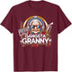 Emo Gangsta Granny Gangster Grandmother Grandma Grammy T-Shirt - T-Shirt | Maroon