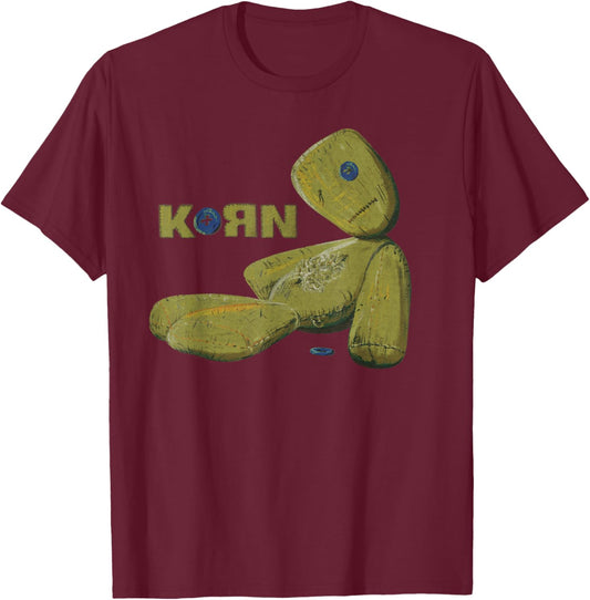 Korn Issues Doll , black, S T-Shirt - T-Shirt | Maroon